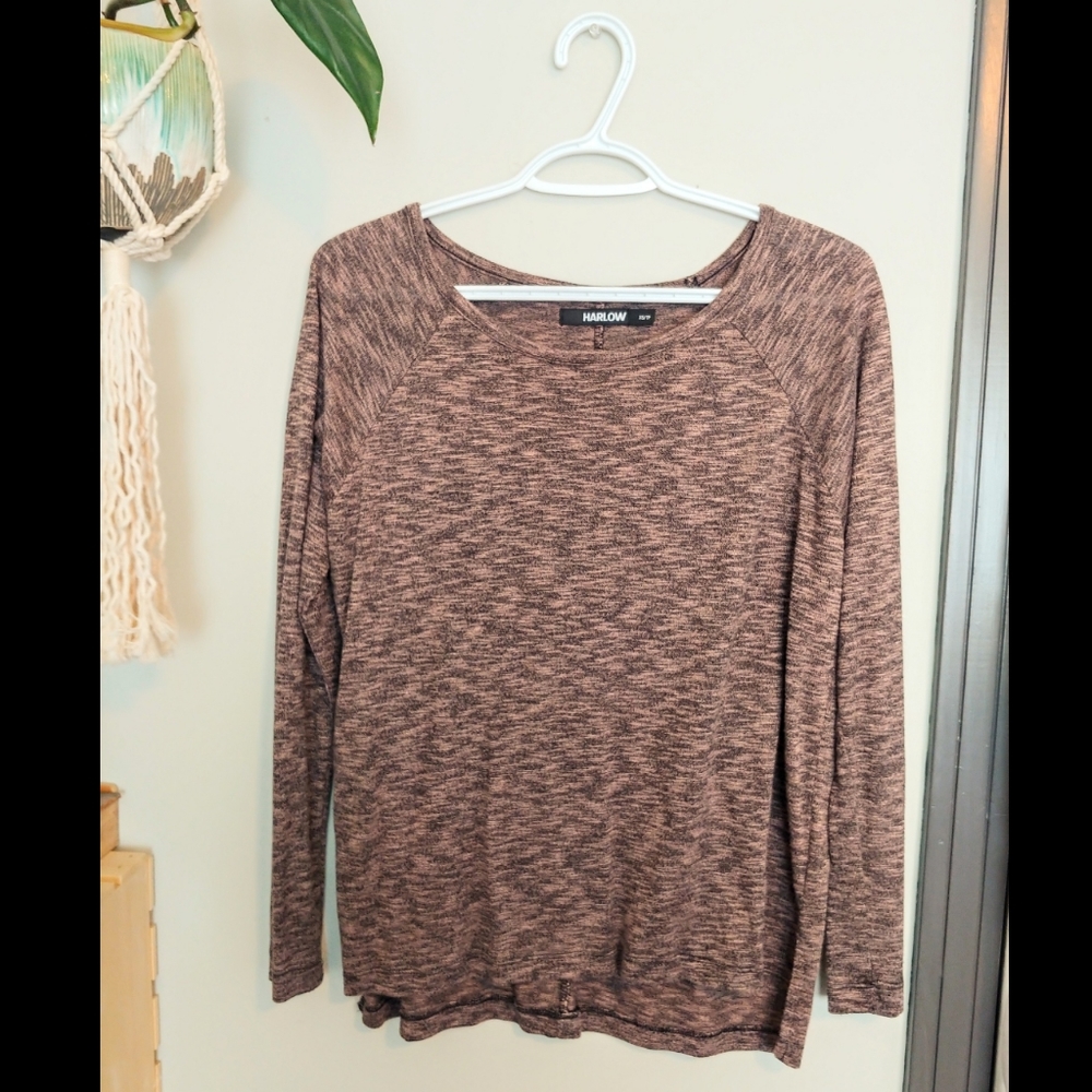Harlow * Loose Fit Long Sleeve * Tan & Black